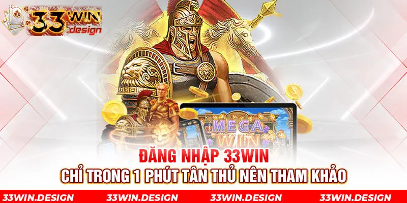 Đăng Nhập 33Win Chỉ Trong 1 Phút Tân Thủ Nên Tham Khảo